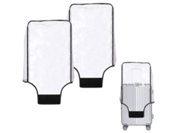 Conjunto de 2 Capas Transparentes Pvc para Malas, À Prova D'água e Resistentes a Arranhões BRILVIBERA