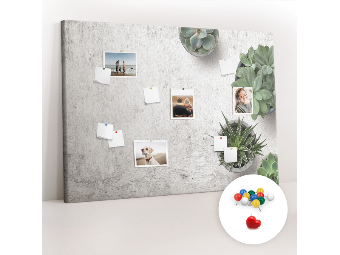Painel De Cortiça Para Parede Plantas Decorativas Para O Corredor Espelharte (140x100 Cm)