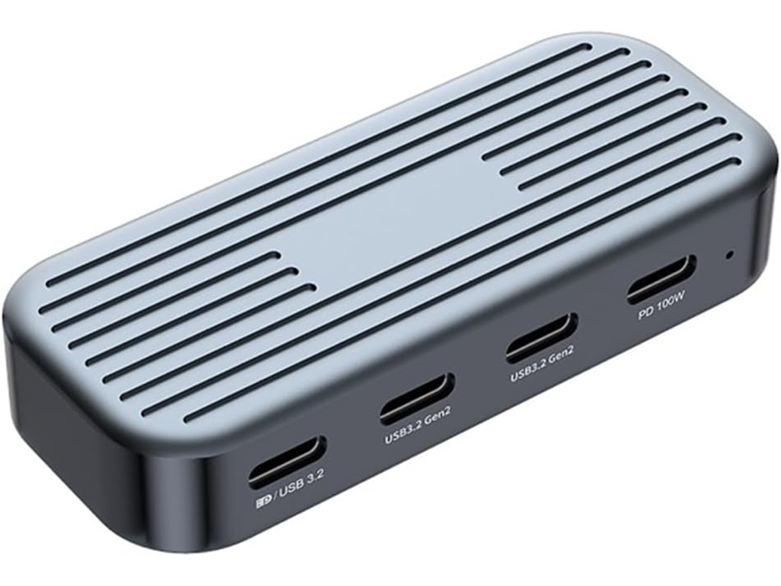 Hub Usb-c 10gbps Usb 3.2 Gen2 Pd100w Saída De Vídeo 4k A 60hz