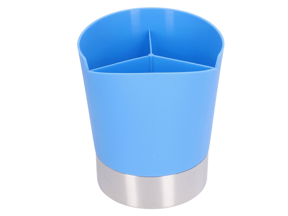 Eyf dispenser de Palitos Azul 3 Compartimentos Durável para Casa Bar Restaurante