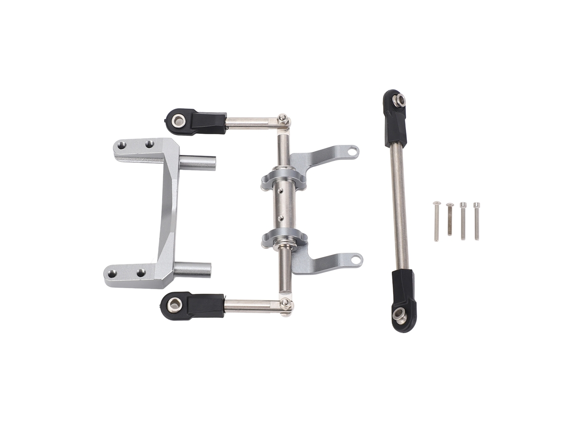 Mali suporte de Servo com Link de Direção Hidráulica Ajustável em Liga de Alumínio para Modelos Scx10 1/10 Cor Ti
