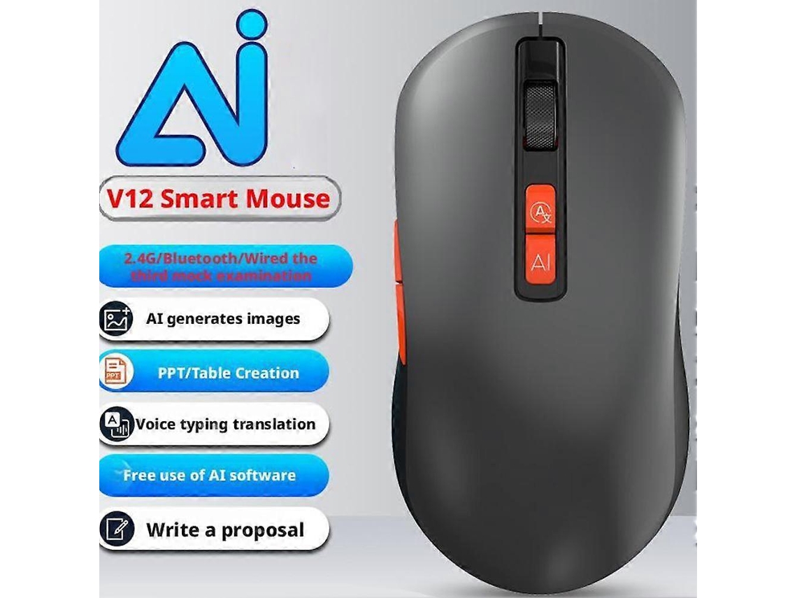Mouse Inteligente Com Voz Bluetooth E Ia