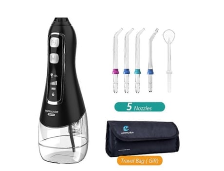 Waterpulse V580 Irrigador Oral Portátil Irrigador Oral Sem Fio Jato de Água Dental 6 Modos 320ml Ipx7 Limpador de Dentes À Prova D'Água Zmliyecqns