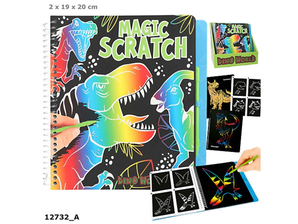 Livro de Rascunhos Mágicos Dino World