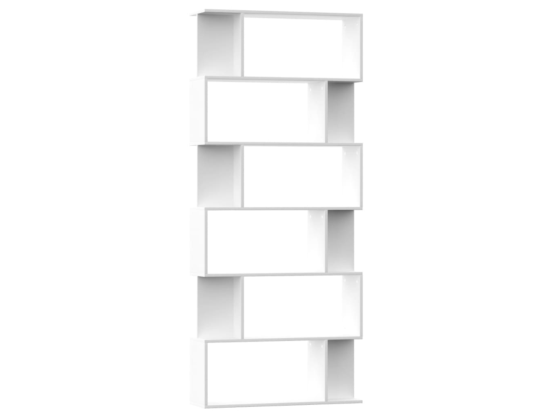 Book Cabinet, Book Cabinets Vidaxl Branco Madeira Processada (n/a)