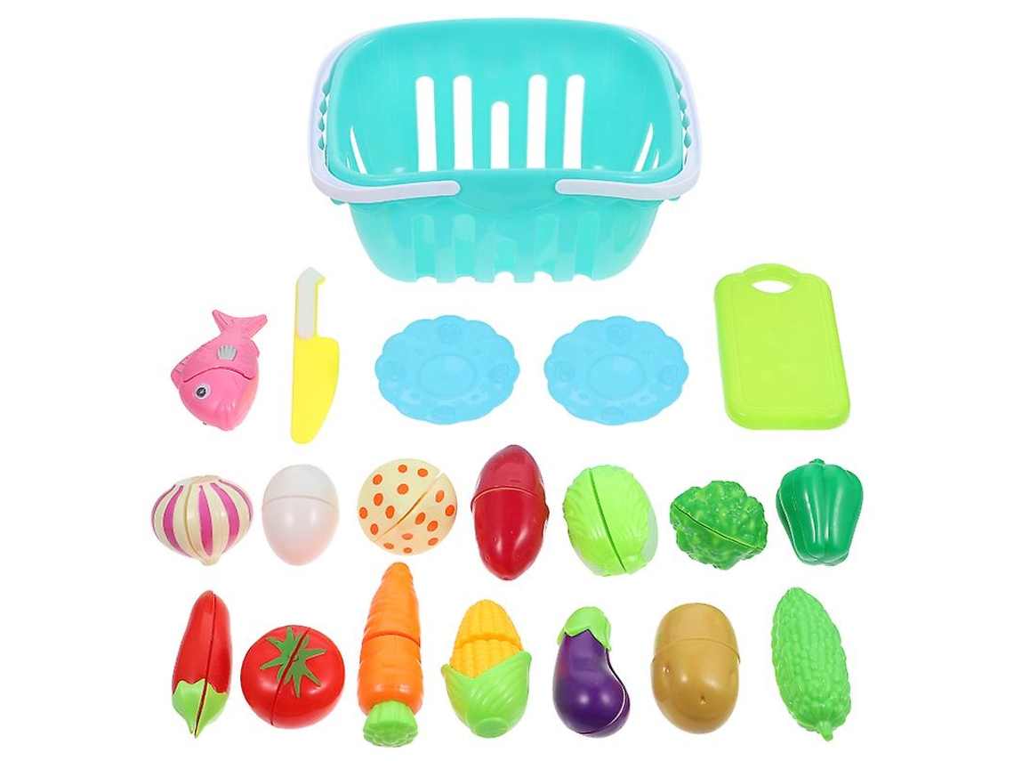 1 Conjunto De Brinquedo Para Cortar Vegetais