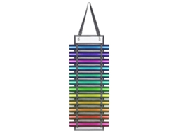 Organizador De Vinil Com 12 Furos Para Rolos Vinil/folhas Transferência Térmica Aquaforge