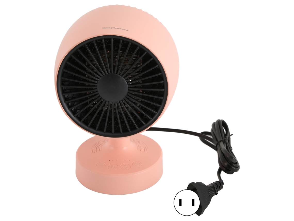 Ventilador Aquecedor Mínimo Portátil Rosa Us