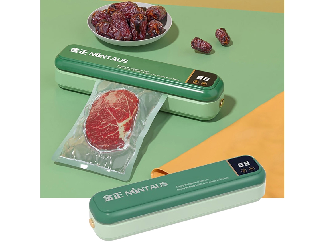 Máquina De Vácuo De Alta Potência Para Alimentos Secos E Úmidos - Seladora De Grau Alimentar Para Cozinha
