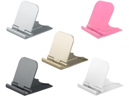 Kit Com 5 Suportes Universais Dobráveis ​​para Celulares, Tablets, Leitores Digitais, Mini Ipads E Smartphones.