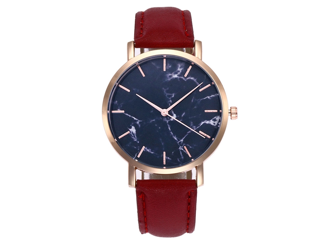 Reloj De Cuarzo Para Hombres Y Mujeres Zhoulianfa Zlf0200-m Rojo
