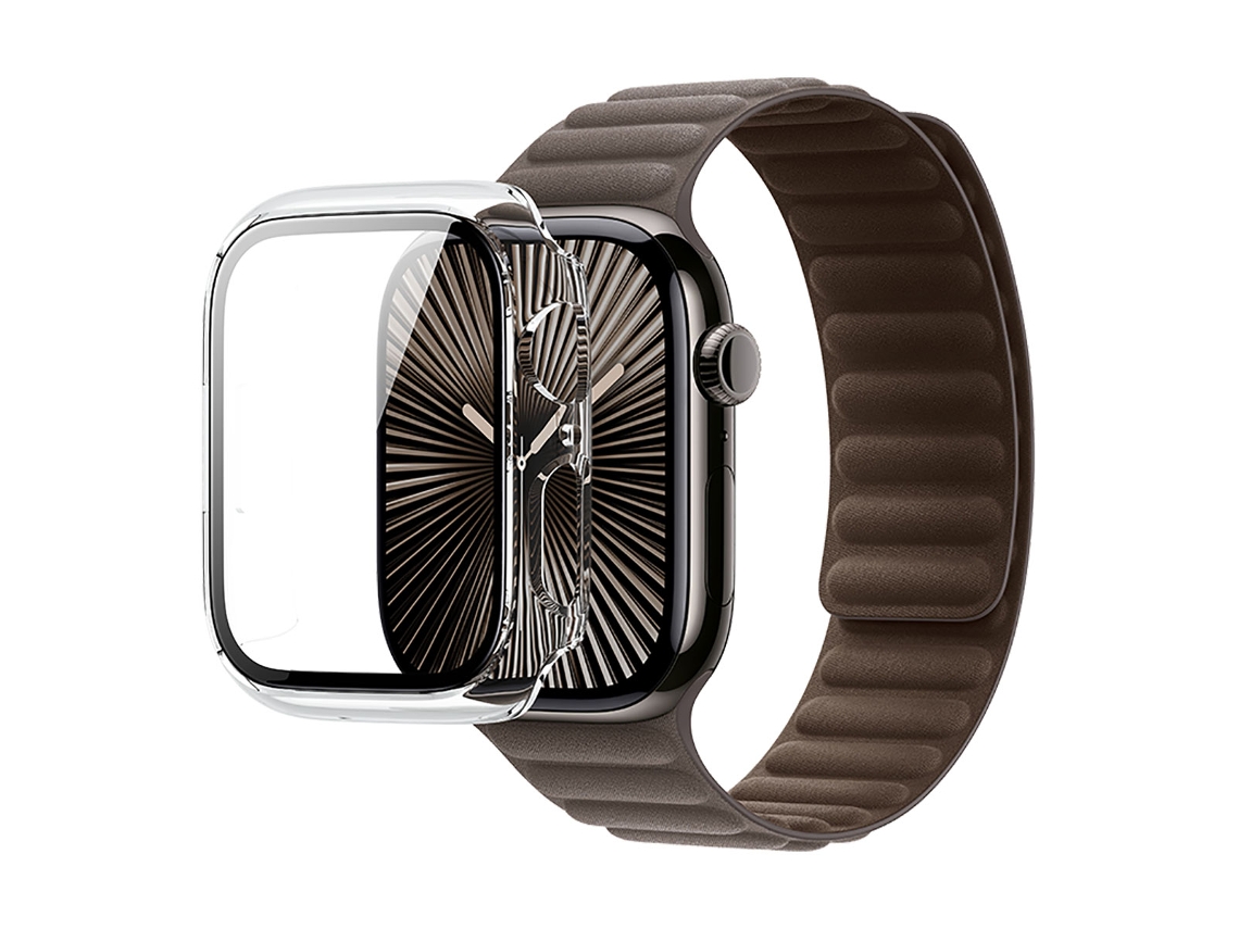 Estojo Para Apple Watch 10 46mm Translúcido Reforçado Transparente