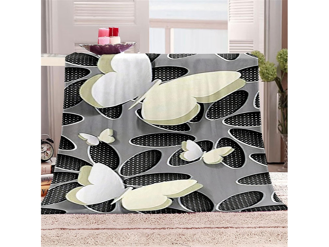 Manta de Flanela 3d Fansu Quente e Macia Microfibra para o Inverno Ideal Cama Ou Sofá Adequada Adultos Criança