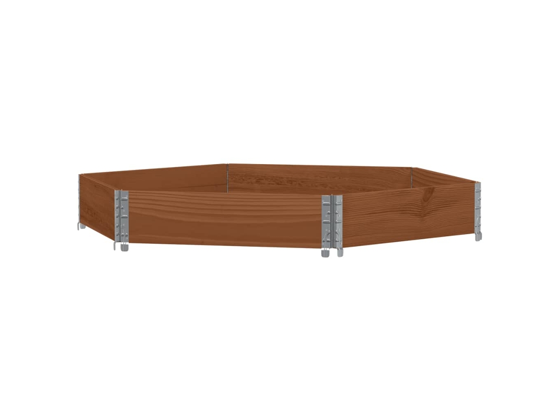 Raised Bed, Raised Beds Vidaxl Marrom Madeira De Pinho (160 X 160 Cm)
