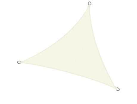 Toldo Solvision Ps9 300X300X300Cm Triangular Creme Pe SOL ROYAL