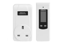 Controlador De Temperatura Rf Sem Fio (termostático, Com Controle Remoto Lcd)