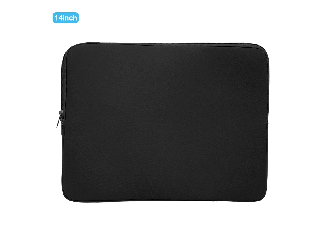 Lurelia Bolsa Para Portátil 14 Polegadas, Antichoque, Com Zíper, Preto
