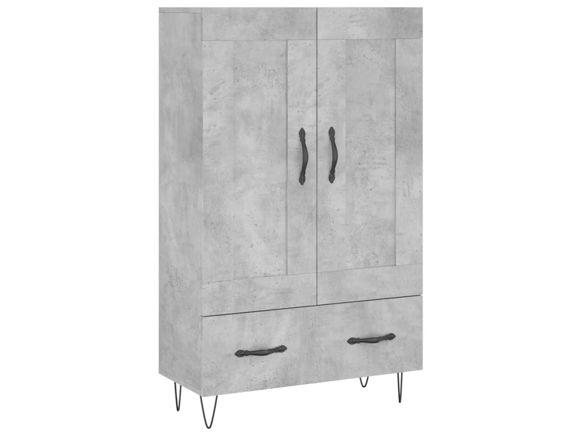 Highboard, Highboards Vidaxl Cinzeto Madeira Processada (n/a)