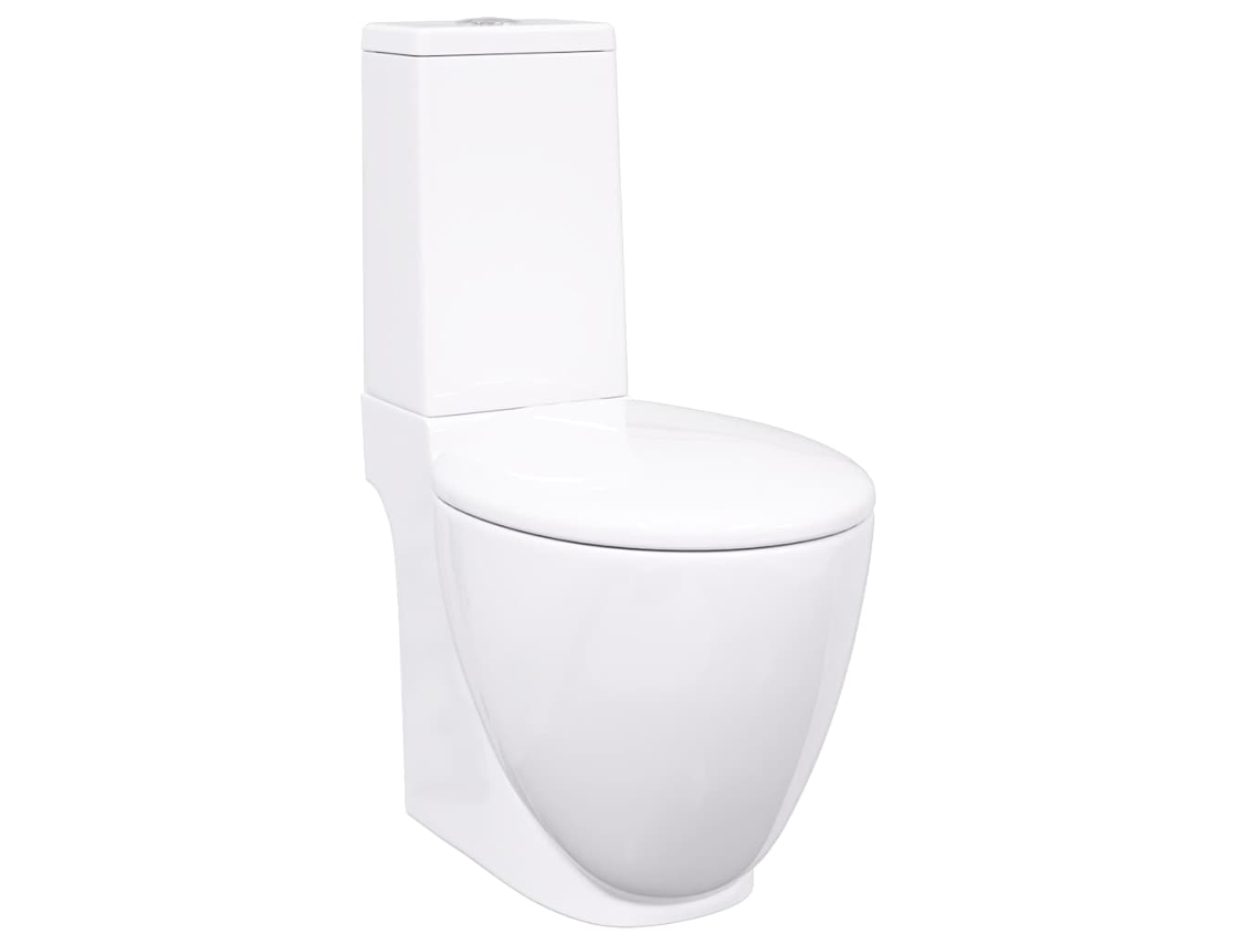 Toilet, Toilets Vidaxl Branco Cerâmica