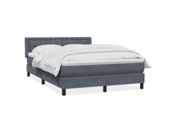 Box Spring Bed, Box Spring Beds Vidaxl Cinzeto Veludo (160 X 210 Cm)