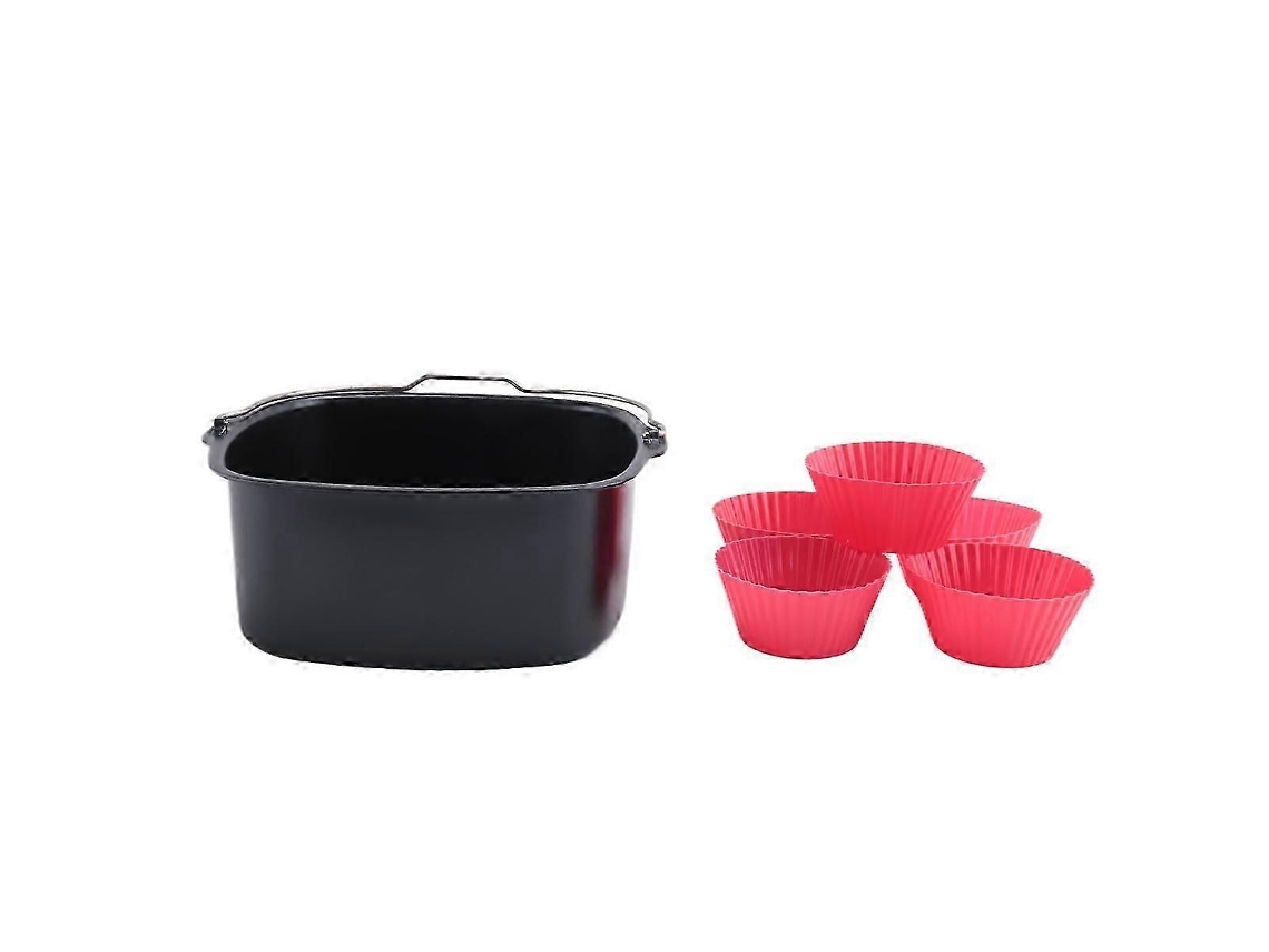 Assadeira Antiaderente Para Fritadeira A Ar Philips, Power Airfryer, Luvas De Silicone Para Forno E Acessórios Para Fritadeira A Ar.
