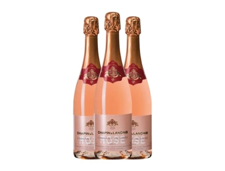 Espumante rosé CHAPIN & LANDAIS Méthode Traditionnelle Rosé Brut Crémant de Loire (0.75 L - 3 Unidades)