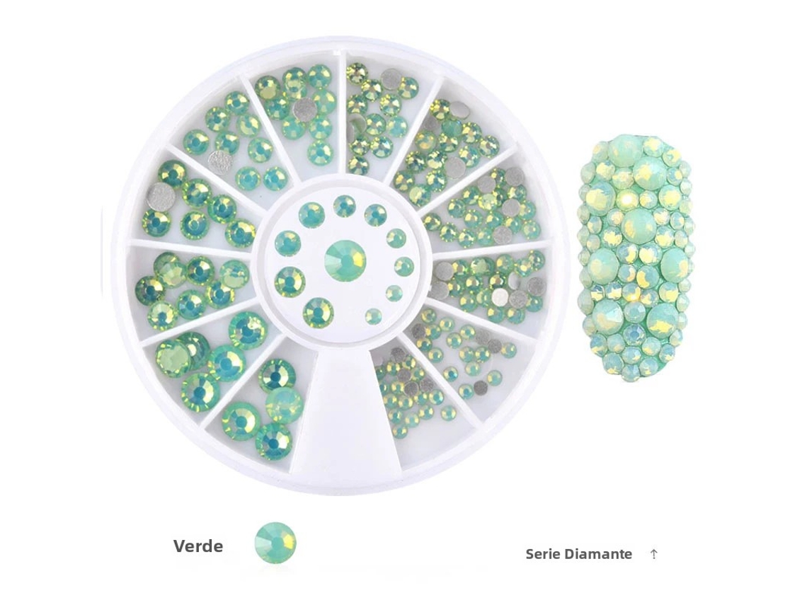 Acessórios para Unhas Decoradas com Strass, Cristais e Aplicações de Strass. MDUG