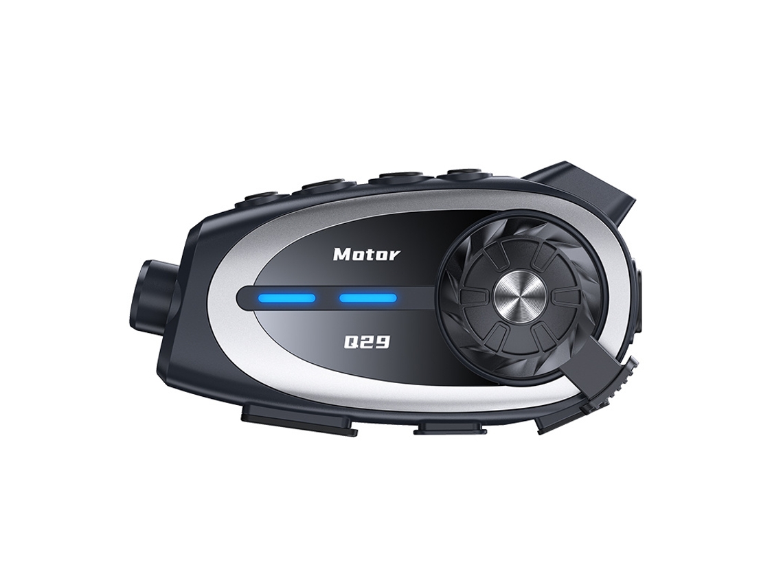 Walkie Talkie Para Capacete De Motocicleta Com Câmera, 1080p, Bluetooth 5.4, Walkie Talkie De 500 M, À Prova Dágua Ip56 Ikikso (preto)