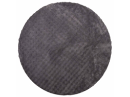 Conjunto 1 Tapete Interno Vidaxl Antracite Poliéster (ø 120 Cm)