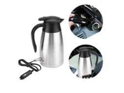 Lurelia Chaleira Elétrica De Aço Inoxidável 1000ml 12v/24v, Garrafa Térmica Para Carro
