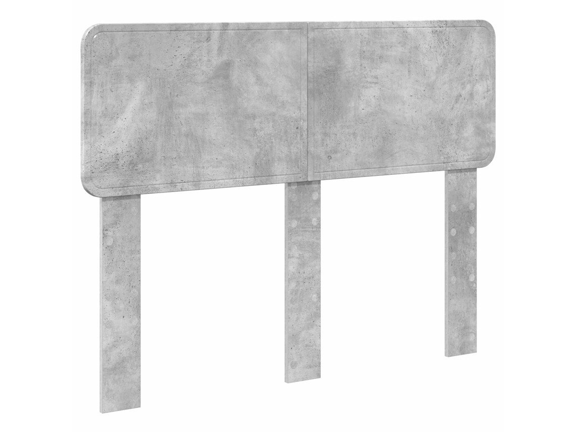 Cabeceira Cinzento com Cabeceira Madeira Processada 135 cm MAISON EXCLUSIVE