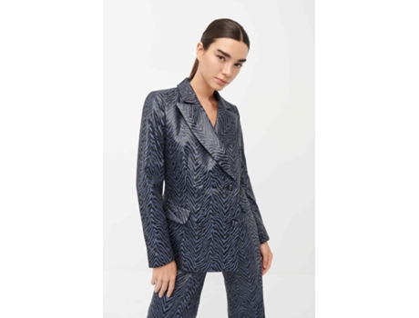 Blazer CYRANA Bianca Blue para Mulher (S - Azul)