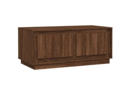 Mesa de Centro Derivados Madeira Carvalho Castanho MAISON EXCLUSIVE (102x50x44 cm)
