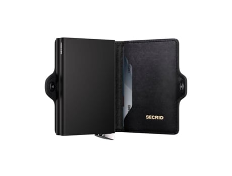 Carteira Carteira, Premium Unissexo Secrid Twinwallet Emboss Lines Preto
