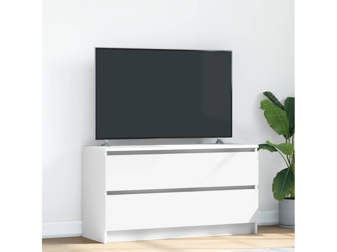 Vidaxl Móvel de Tv 100x35x54 Cm Derivados de Madeira Branco