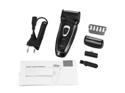 Afeitadora Elétrica Recargable Kemei Para Barba