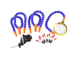 Estação De Solda De Mesa Com 5 Braços Flexíveis, Suporte Para Ferro De Solda, Reparo De Pcb, Ferramentas De Terceira Mão Brilvibera
