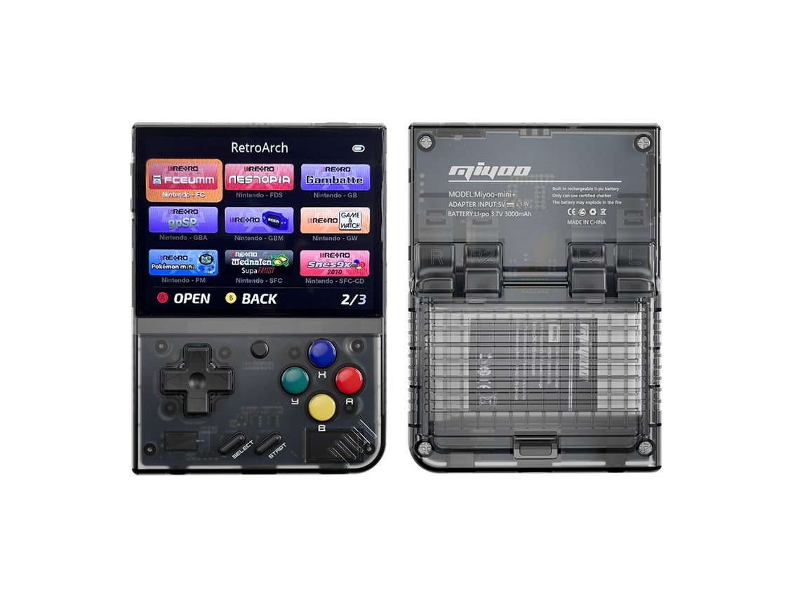 Console De Jogos Portátil Miyoo Mini Plus+ 3.5" Ips