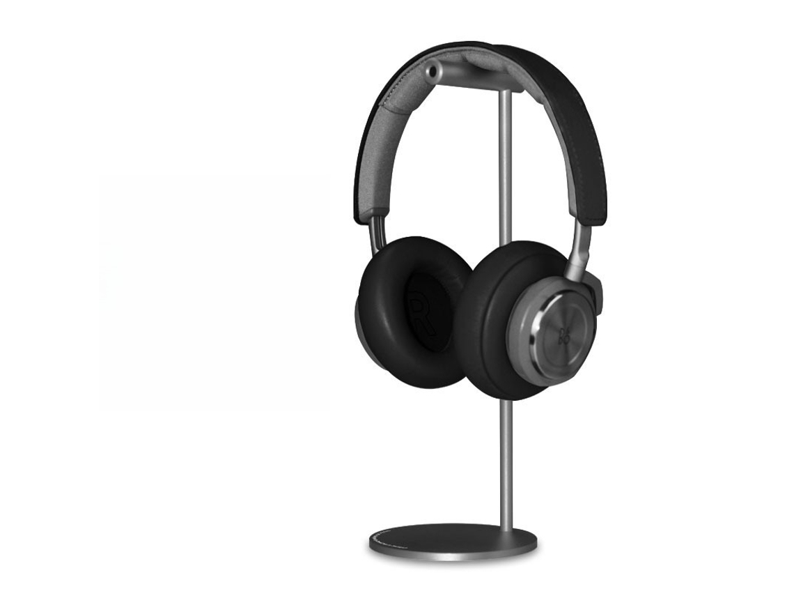 Suporte Fones Alumínio,anti Derrapante, Para Headset Over-ear Cinza