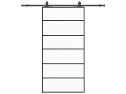 Sliding Door, Sliding Doors Vidaxl Preto Vidro (102 X 205 Cm (200 Cm Sliding Rail))
