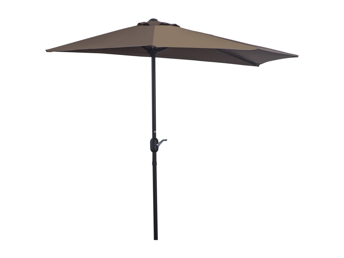 Guarda chuva de Parede, Meia lua, Manivela, Café ORBITRA COMMERCE