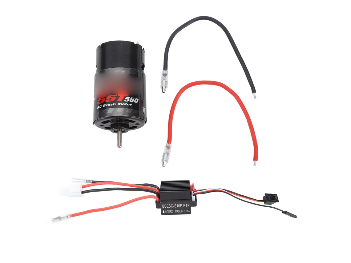 Mali combo Motor de Escova 550 55t e Esc 320a para Upgrade de Carros Rc Axial e Outras Marcas
