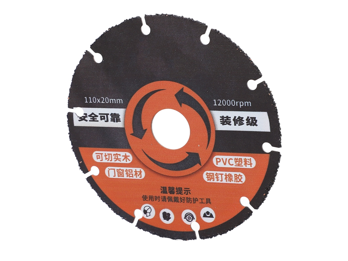 Laxiscreed Gume Circular De 110mm Para Madeira Com Esmeriladora De Alta Velocidade