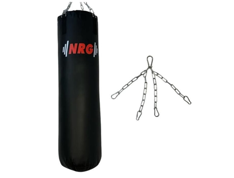 Saco De Frappe F9b Simili Couro Preto 150 Cm Nrg