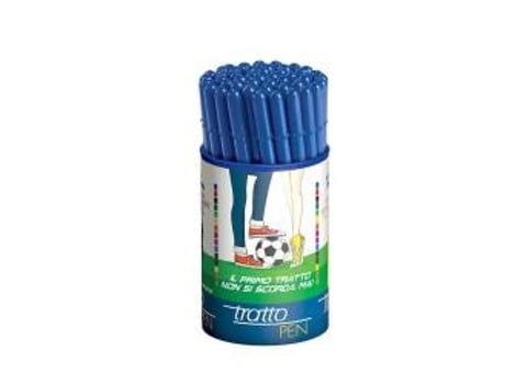 Caneta Marcador Azul TRATTO 50 Peças