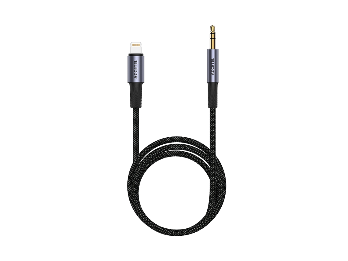 Au123 Cabo De Áudio Jack 3.5mm Para Lightning (1.2m)