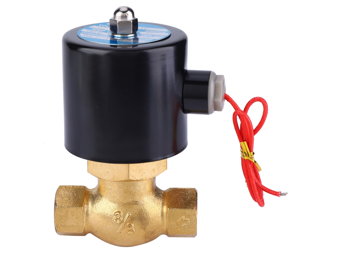 Válvula Solenoida De Dos Vías Cerrada Normalmente Para Aire Agua Vapor (ac110v)
