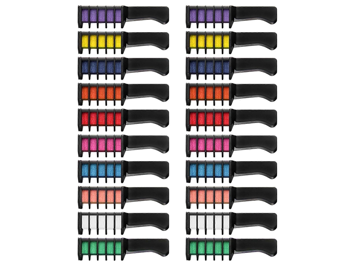 Pente Descartável Para Tintura De Cabelo, 10 Cores, 20 Unidades Jinyubo Store