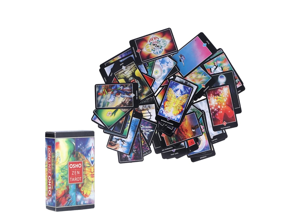 Ats baraja de Tarot de 79 Cartas para Adivinación Y Juego Interactivo En Idioma Inglés Juego de Mesa