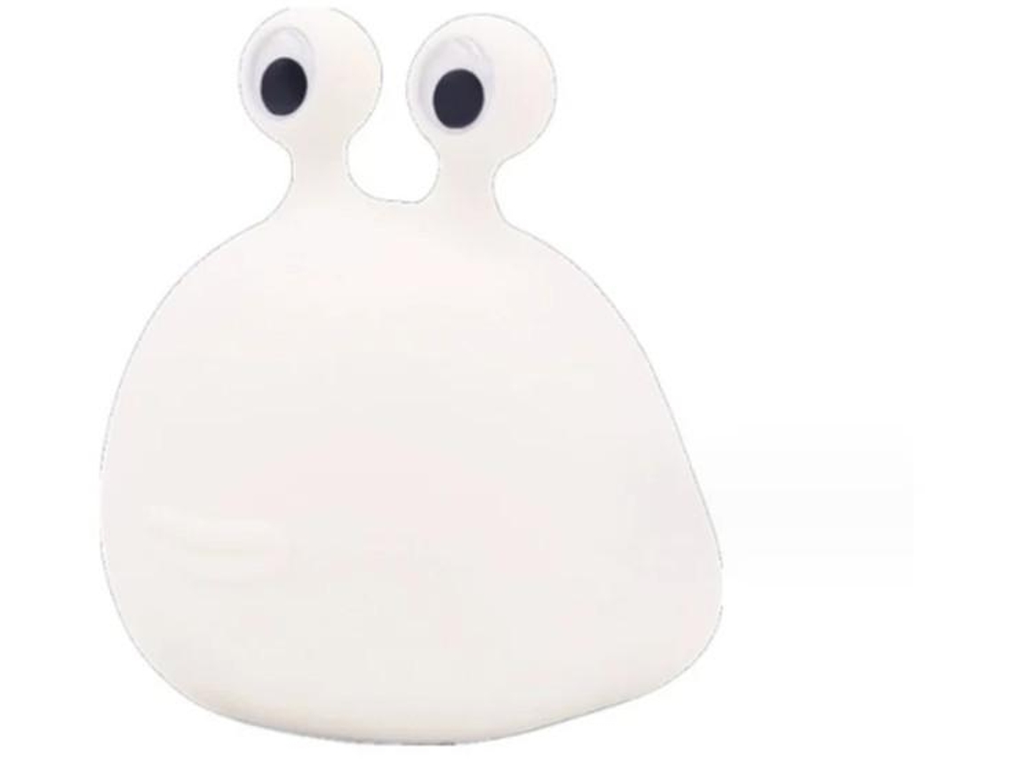 Luz Noturna Yizhood H L 14 Cute Slug Home Soft Silicone Usb Recarregável Branco
